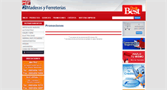 Desktop Screenshot of maderasyferreteriasduran.com